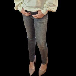 Madewell 9 Inch High Riser Skinny Skinny Jeans Gray Size 28